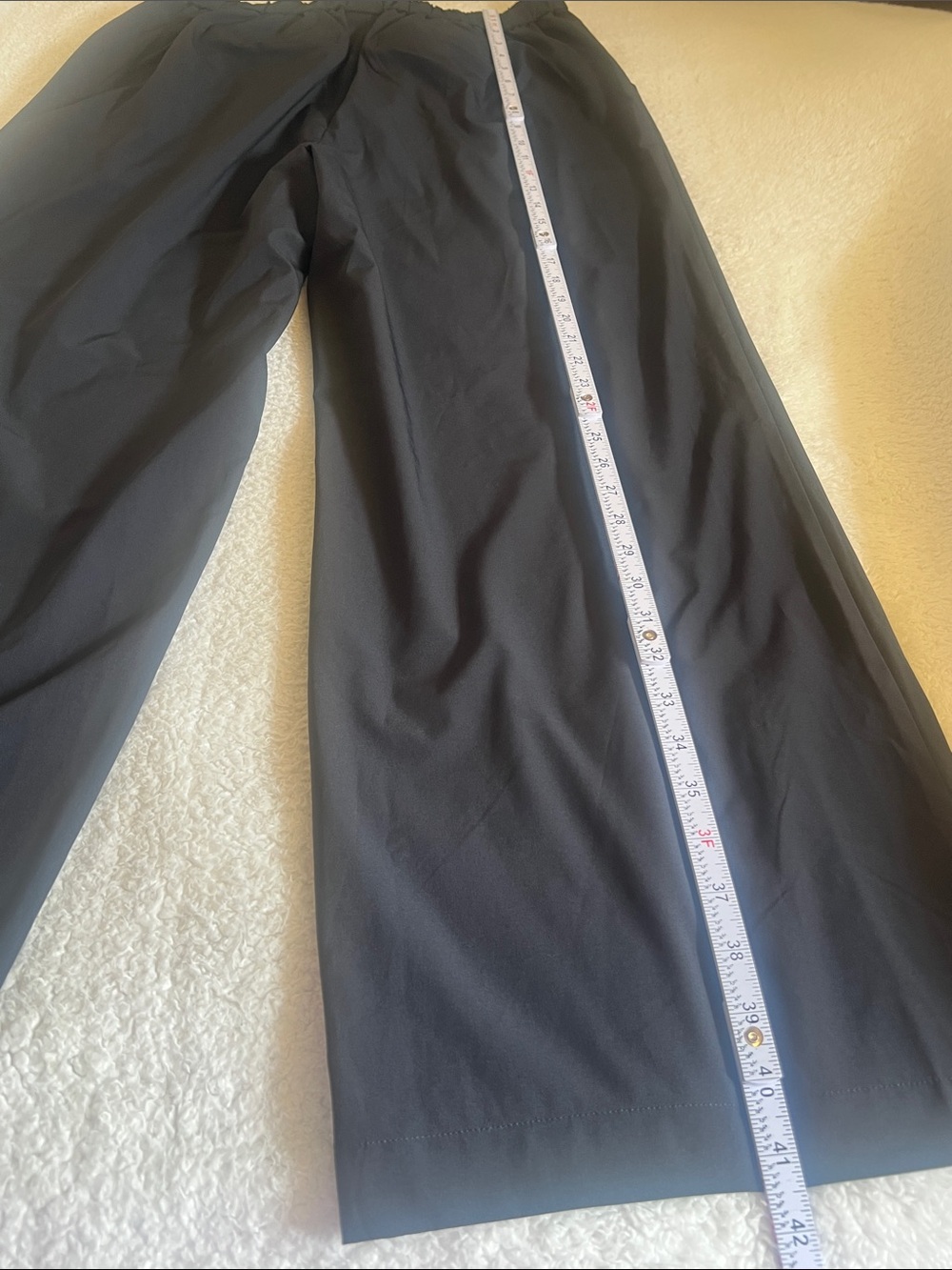 Varley Kayson Wide Leg Pants L Black Quiet Luxury Trousers NWT - Picture 10 of 14